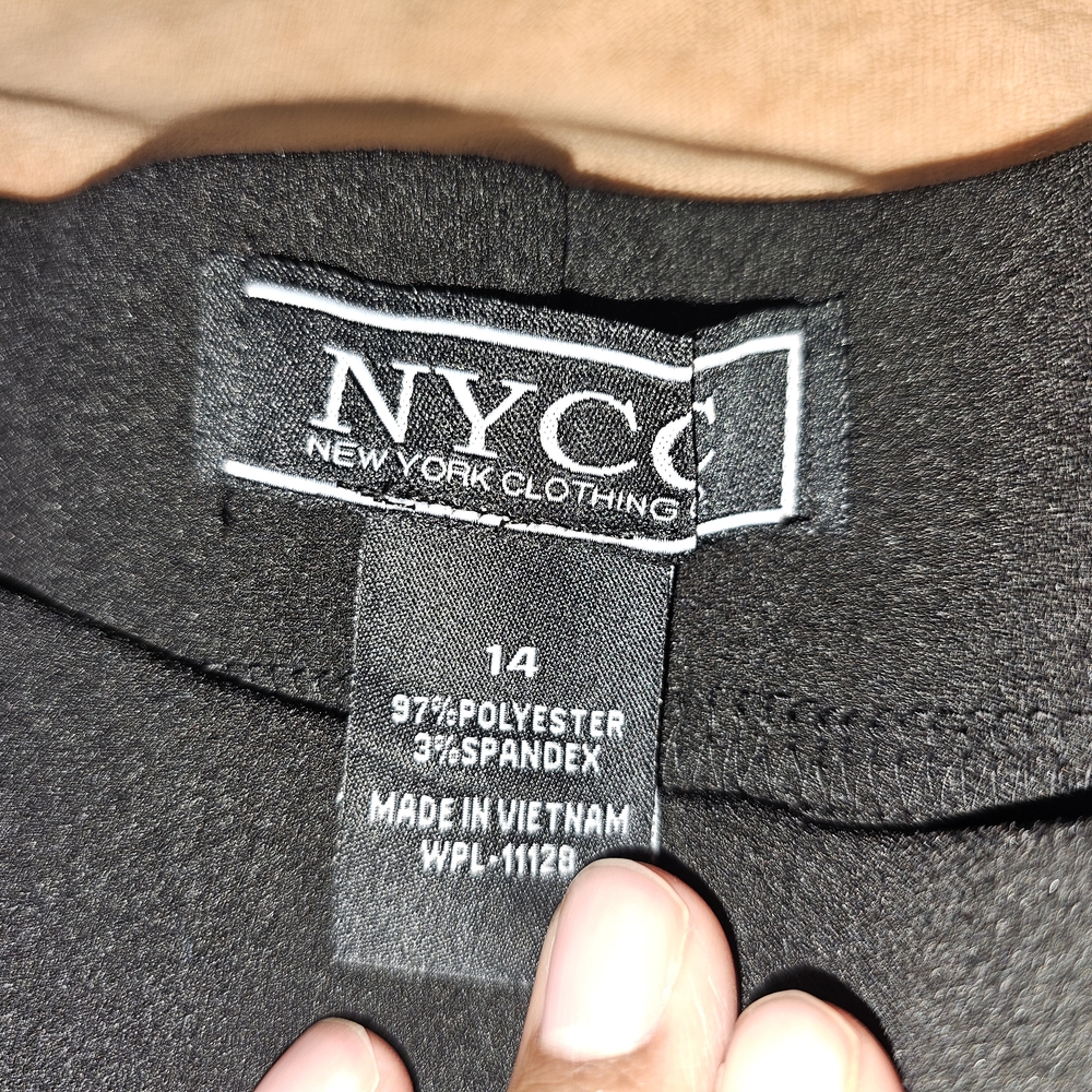 NYCC Black Trouser Pants